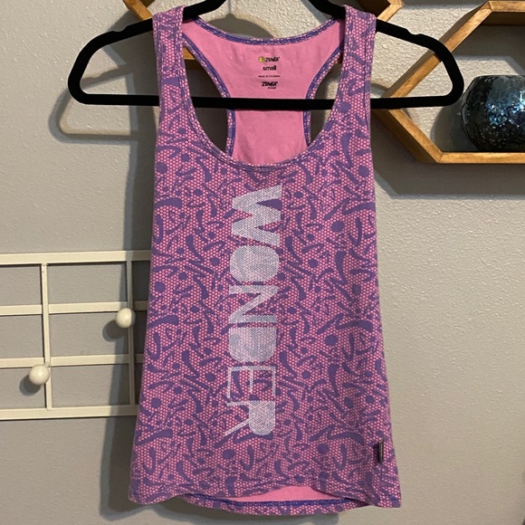 Zumba Wear Purple & Pink Wonder Tank Top - Picture 1 of 4